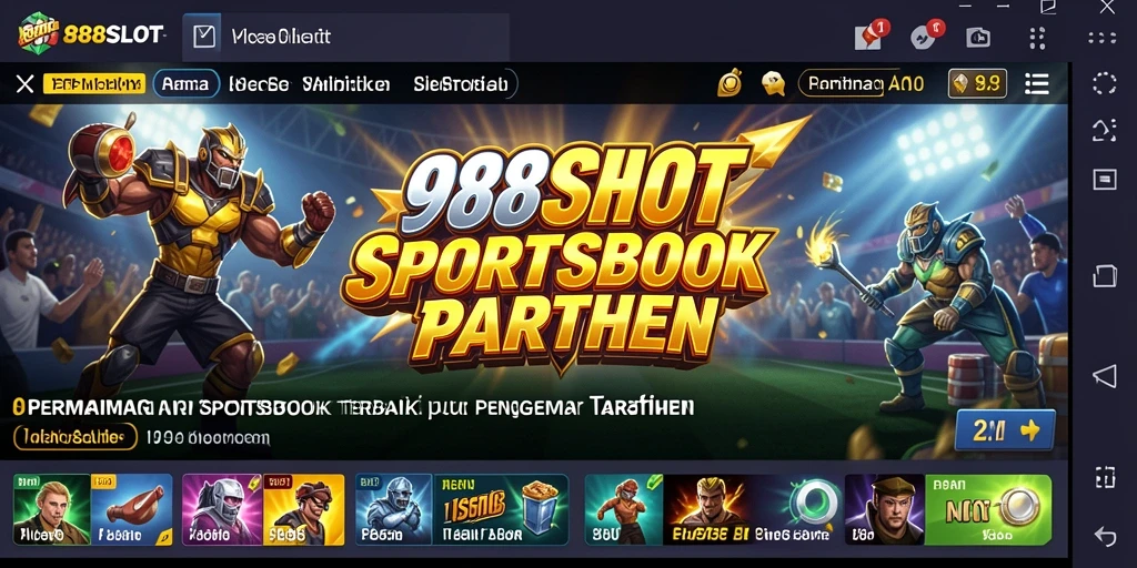 Tampilan gameplay Sportsbook yang menarik dan interaktif.