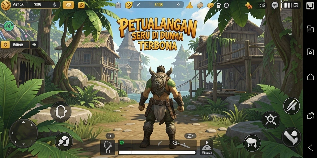 Tampilan gameplay GT108 yang menakjubkan di dunia Open World.