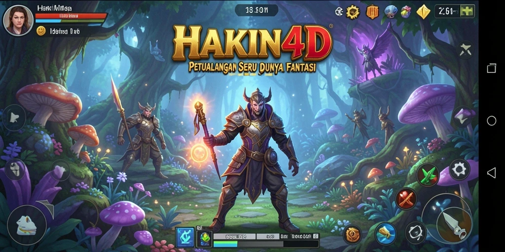 Screenshot HAKIN4D menunjukkan petualangan seru dalam dunia fantasi yang menakjubkan.