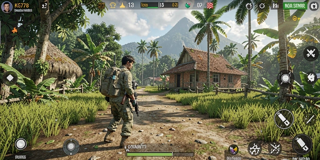 Screenshot KG778 menampilkan gameplay simulasi yang menarik dan dinamis.