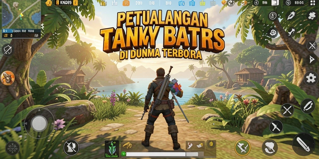 Tampilan gameplay KNO89 yang menakjubkan di dunia terbuka.