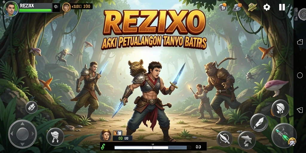 Tampilan menegangkan dari gameplay <strong>REZIXO</strong> yang penuh aksi.