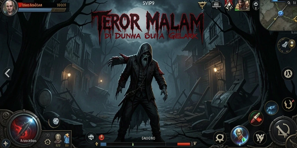 Tampilan gameplay SVIP9 yang penuh kengerian dan ketegangan.
